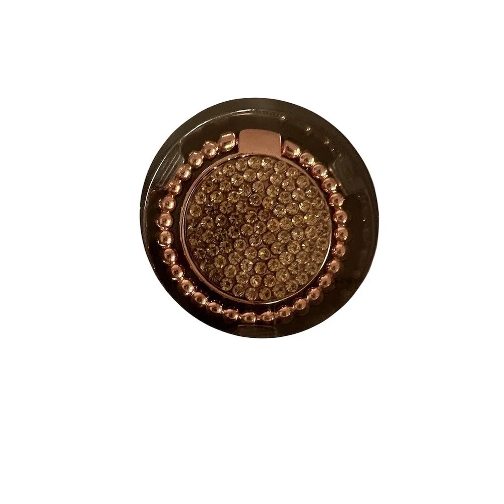 Plum Pretty Sugar Smartphone Ring Holder Kickstand Rhinestone Rose Gold